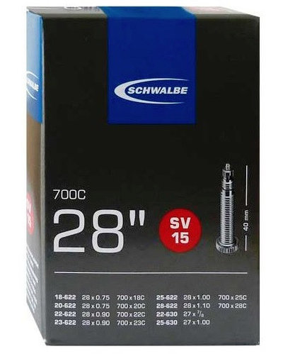 Камера Schwalbe 700x18/28C FV 40mm (18/28-622) 105g SV15 Presta BOX