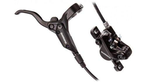 Тормоз дисковый Shimano BR-M396-L Гидравлика Комплект Черные фото 2