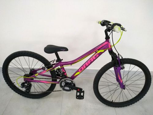 Велосипед Drag 24 Little Grace TY-37 Фиолетово/Зеленый 2020 фото 5