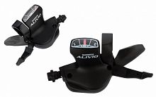 Манетки Shimano SL-M410 ALIVIO 8 ск., пара ЧЕРНАЯ