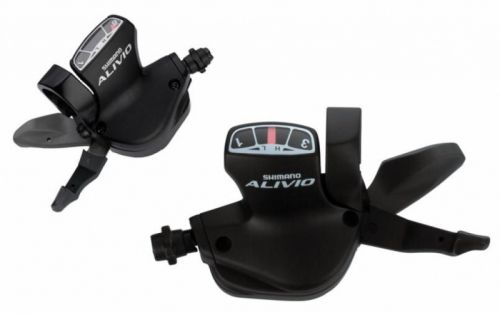Манетки Shimano SL-M410 ALIVIO 8 ск., пара ЧЕРНАЯ