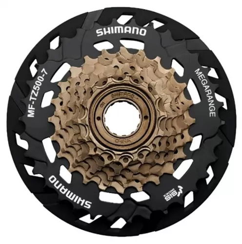 Трещетка Shimano TOURNEY MF-TZ500 7-рик; MEGARANGE 14-34Т с захистом (AMFTZ317434T) Oem