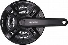 Шатуны Shimano TOURNEY FC-M171 170мм 42/34/24T(с защитой) Черные