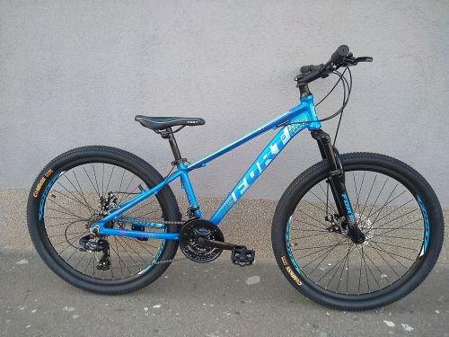 Велосипед Fort 26" Talisman 2020 Сине/Бирюзовый + Подарок фото 2