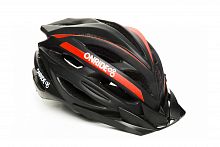 Шлем OnRide GRIP Черно/Красный L(58-61см), модель HB31, Черный козырек