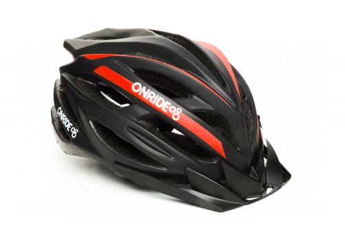 Шлем OnRide GRIP Черно/Красный L(58-61см), модель HB31, Черный козырек Шлем OnRide GRIP Черно/Красный L(58-61см), модель HB31, Черный козырек