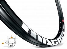 Обод Mach1 Magma Disc 26“ 559x21C 36H B/A Черный