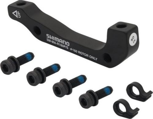 Адаптер дискового тормоза Shimano R160P/S для Disk, с болтами, черный