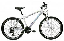 Велосипед Mascotte Camellia 26" рама 16" Белый + Цветочек 2016