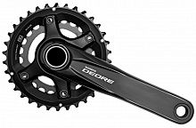 Шатуны Shimano FC-M6000-2 DEORE, Hollowtech II 175мм 38x28 без каретки BOX