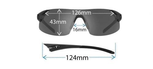 Очки Tifosi Podium XC Matte Black Линзы Smoke / AC Red / Clear 1070100101 фото 3
