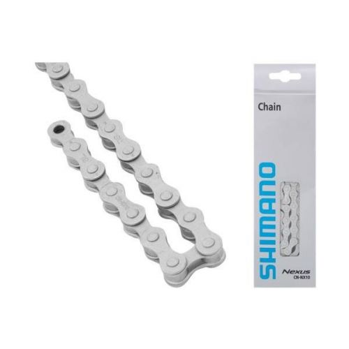 Цепь Shimano CN-NX10 1СК. 1/2"x1/8" 114звен. серая, инд. упак.