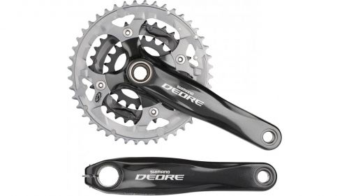 Шатуны Shimano DEORE FC-M590-L 175mm, 44\32\22 +каретка BSA фото 3