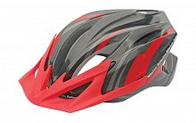 Шлем Spelli SBH-4000-L, Черно-Красный,размер M (55-61 см), с козырьком