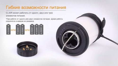 Кемпинговый фонарь Fenix CL30R Серый фото 10