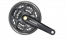 Шатуны Shimano FC-M311 170мм, 42/32/22T, Черн. с защитой BOX