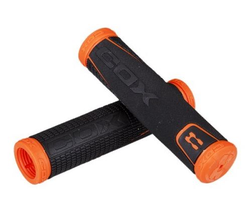 Грипсы Cox Dual Comp Оранжево/Черные 130мм