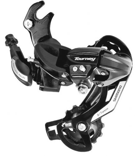 Задний переключатель Shimano RD-TY500B Tourney, 6ск., с крючком OEM