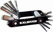 Мультиключ Exustar T15+ 11 функций, компактный