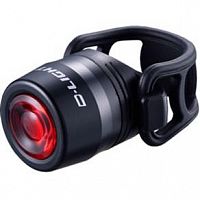 Мигалка задняя Dlight CG-212RA  черная, зарядка от USB, 1 диод, 3 режима