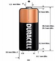 Батарейки Duracell LR1/"N" (10340), Alcaline (1.5V) для Diode/Paxi/Hiro,
