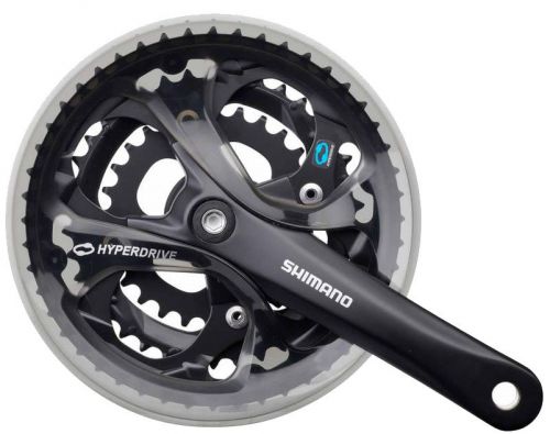 Шатуны Shimano FC-M361, 175мм, 48X38X28, С защитой BOX