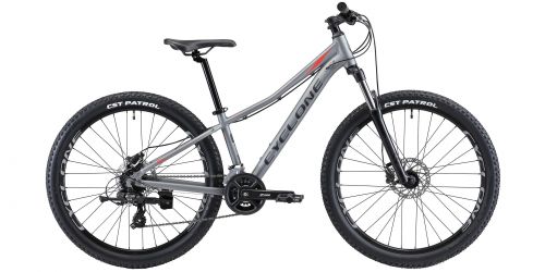 Велосипед CYCLONE 26" RX  NEW Серый 2021 Гидравлика