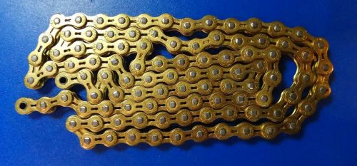 Цепь KMC D101 SL Track, BMX  Золотая