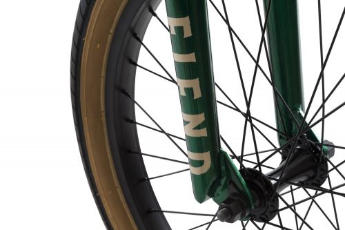 Велосипед Fiend 20" Type O 20.5" 2021 Gloss Trans. Dark Green Зеленый (BK-202GRN) + Подарок фото 2