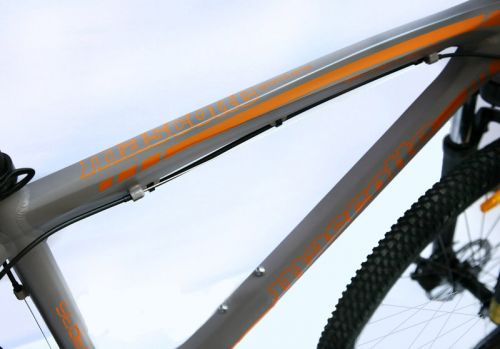 Велосипед Mascotte Status 27.5" рама 17" Серо/Оранжевый 2017 фото 2