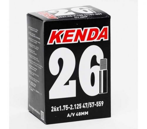 Камера KENDA 26\1.75-2.1 AV AV-48 мм в коробке (длинный ниппель)