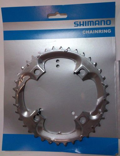 Звезда Shimano FC-M411 38T стал. черн.