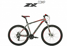 Велосипед Drag 29 ZX Comp AC-38 19.5" Серебристо/Красный 2017