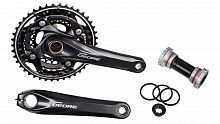 Шатуны Shimano DEORE FC-M610-L, 10-S, 175mm 42x32x24T + Каретка SM-BB52