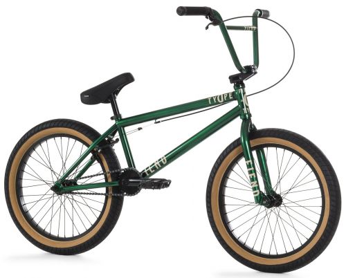 Велосипед Fiend 20" Type O 20.5" 2021 Gloss Trans. Dark Green Зеленый (BK-202GRN) + Подарок
